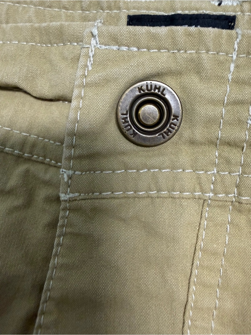 KÜHL Revolver Lean Casual Khaki Pants Pocket Detail 38x32 - Picture 6 of 10